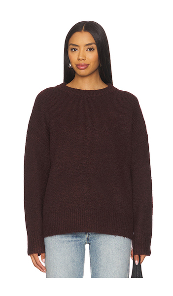  Line & Dot Hart Sweater In Burgundy. Size S. Also In Xs. 