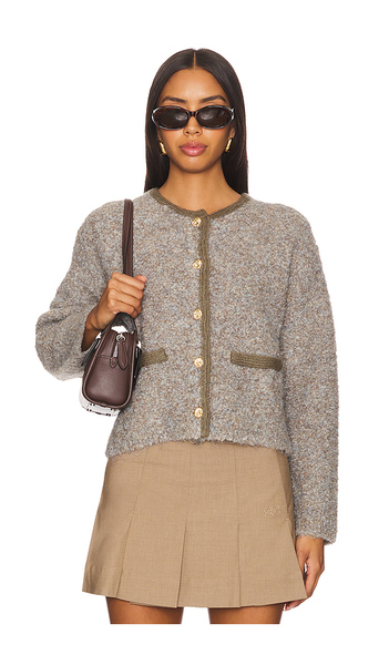 Line & Dot Mayfair Sweater In Grey. Size S. Also In Xs, L. 