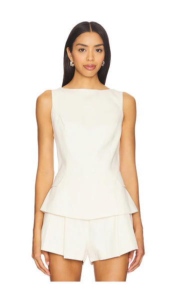  Line & Dot Veni Top In Cream. Size S. Also In Xs. 