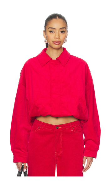  Lioness Kenny Bomber Jacket In Red. Size S. Also In M, L. 