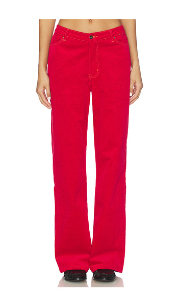  Lioness Rebels Jeans In Red. Size S. Also In Xxs, Xs, M, L. 
