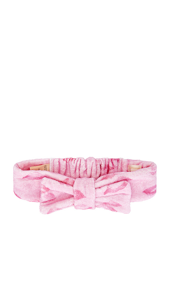  Loveshackfancy Headband With Bow In Pink. 