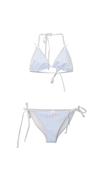  Loveshackfancy Tween Dannie Bikini In Blue. Size S. Also In L, Xl/1x, Xxl/2x. 