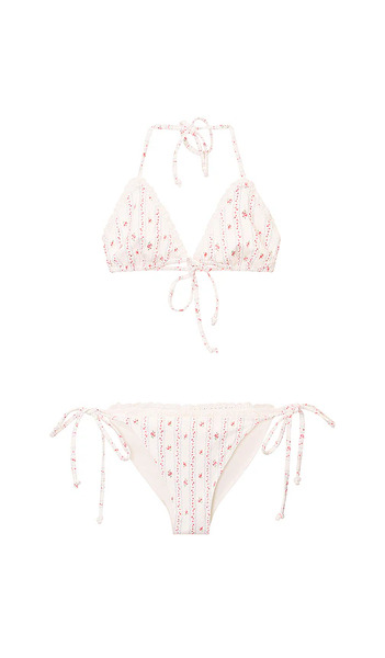  Loveshackfancy Tween Dannie Bikini In Red. Size S. Also In M, L, Xl/1x. 