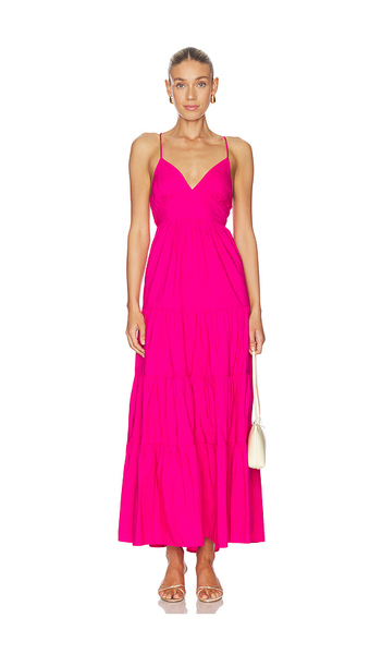  Lspace Laina Dress In Fuchsia. Size S. Also In Xs, M, L. 