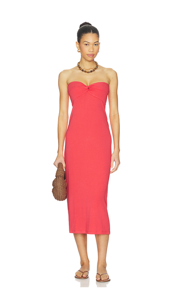  Lspace Lisette Dress In Red. Size S. Also In M, L. 