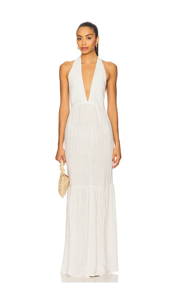  Lspace Soller Maxi Dress In Cream. Size M. Also In L, Xl. 