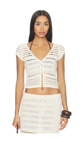  Lspace Tula Top In Cream. Size S. Also In Xs, M, L. 