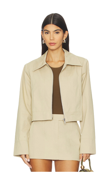  Madison The Label Nikolas Jacket In Beige. Size Xs. Also In S, M, L, Xl/1x. 
