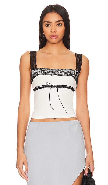  Majorelle Cassie Top In White. Size M. Also In Xs, L. 
