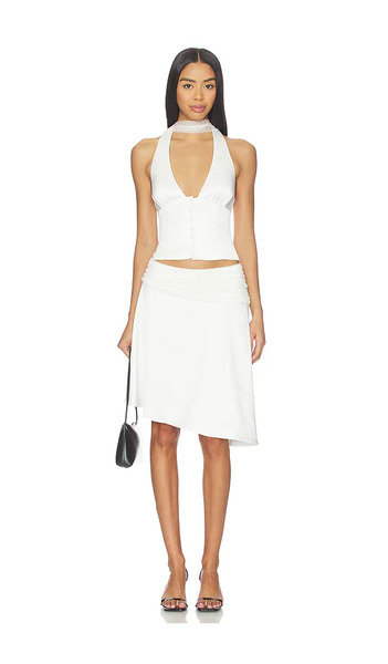  Majorelle Celeste Top In Ivory. Size Xs. Also In S, M, Xl. 