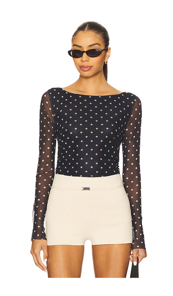  Majorelle Lena Top In Navy. Size Xs. Also In Xxs, S, Xl. 