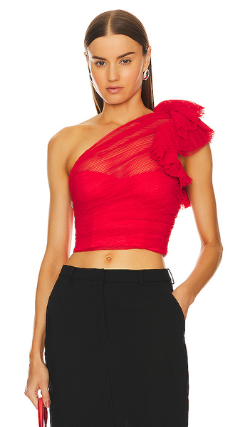  Majorelle Soriya Top In Red. Size Xs. Also In Xxs. 