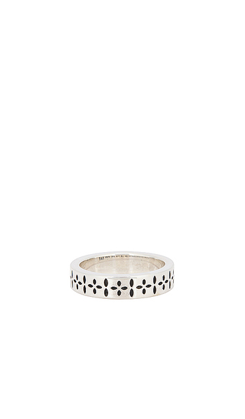  Maple Bandana Ring In Metallic Silver. Size 9. Also In 11, 7. 