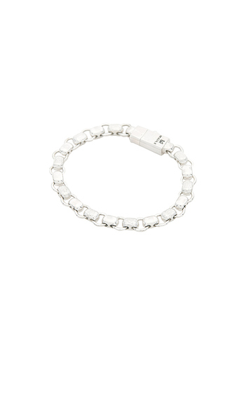  Maple Billy Bracelet In Metallic Silver. Size 19cm. Also In 20cm, 21cm. 