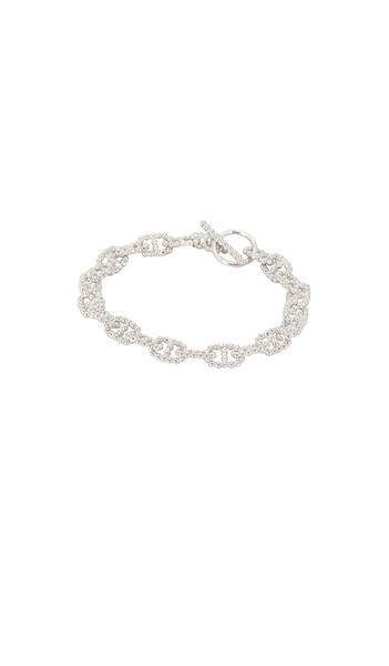  Maple Sammy's Bracelet In Metallic Silver. Size S. Also In M, L. 
