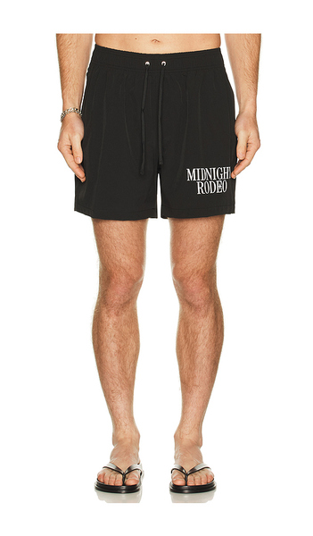  Midnight Rodeo Mr Swim Short In Black. Size S. Also In M, L, Xl/1x. 