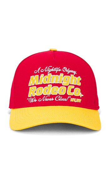  Midnight Rodeo Odyssey Trucker Hat In Red. 