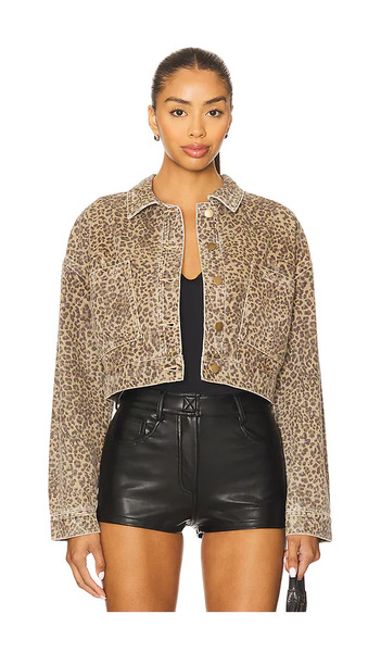  Minkpink Anouk Crop Jacket In Brown. Size Xs. Also In Xl. 