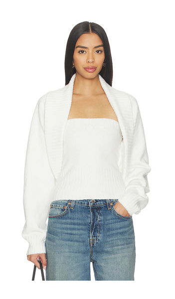  More To Come Huntah Cardigan Set In Ivory. Size S. Also In Xs, M, L. 
