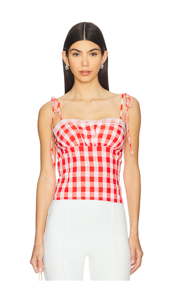  More To Come Penny Top In Red. Size Xs. Also In S, M, L. 
