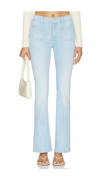  Mother Patch Pocket Weekend Jeans In Blue. Size 23. Also In 24, 25, 26, 27, 28, 29, 30, 31, 32, 33, 34. 