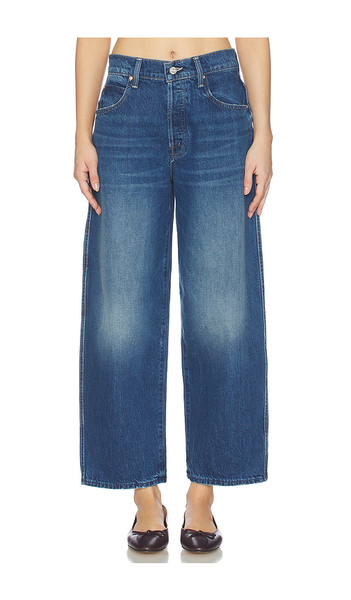  Mother The Delinquent Button Ankle Jeans In Blue. Size 23. Also In 24, 25, 26, 27, 28, 29, 30, 31, 33. 