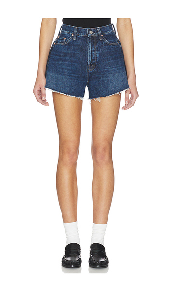  Mother The Flutter Short Fray Short In Blue. Size 23. Also In 24, 25, 26, 27, 28, 29, 30, 31, 32, 33. 