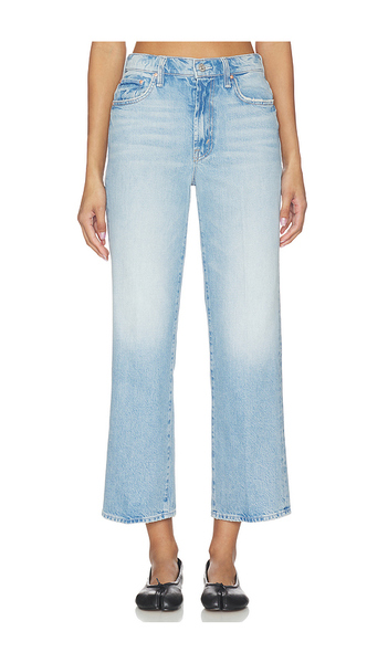  Mother The Rambler Zip Flood Jeans In Blue. Size 23. Also In 24, 25, 26, 27, 28, 29, 30, 31, 32, 33, 34. 