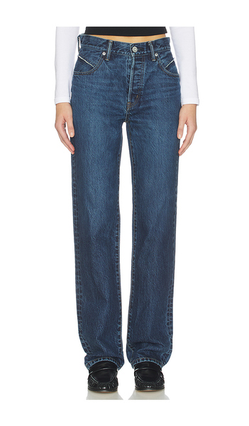  Moussy Vintage Lara Western Straight Leg Jeans In Blue. Size 25. Also In 23, 24, 26, 27, 28, 29, 30. 