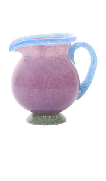  Noon & Moon Grape Pastel Pitcher Vase In Purple. 