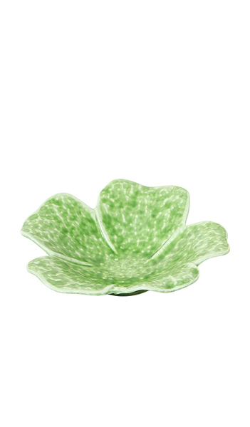  Noon & Moon Lotus Flower Bowl In Green. 