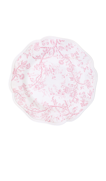  Noon & Moon Rosy Bloom Plate 10.5 Inch In Pink. 