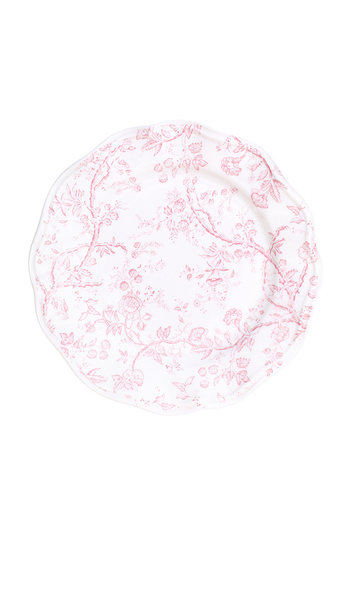  Noon & Moon Rosy Bloom Plate 7.5 Inch In Pink. 