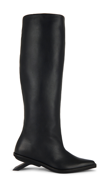  Nora Lozza Bombero Boot In Black. Size 6. Also In 7, 10. 
