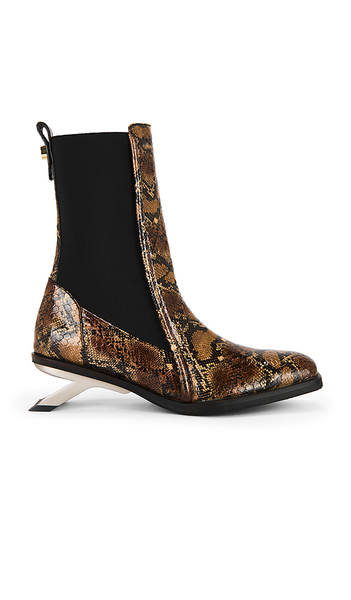  Nora Lozza Chelsea Boot In Brown. Size 6. Also In 7, 8. 