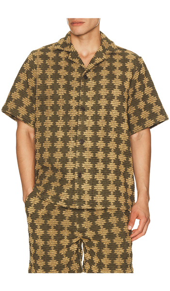  Oas Forti Cuba Shirt In Green. Size S. Also In M, L, Xl/1x. 