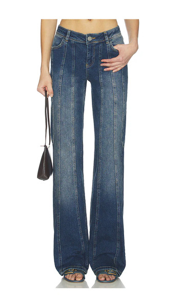  Ow Collection Devin Denim Jean In Blue. Size S. Also In Xs, M. 