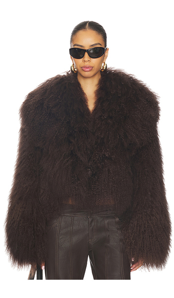  Ow Collection X Revolve Thea Jacket In Chocolate. Size S. Also In M, Xs, L. 