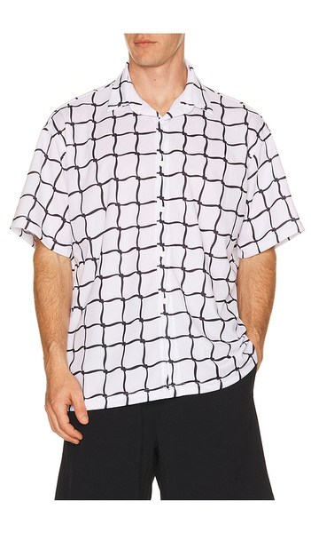  Oyster Net Button Up In White. Size S. Also In M, L, Xl/1x, Xxl/2x. 