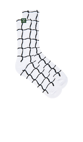  Oyster Net Socks In White. 