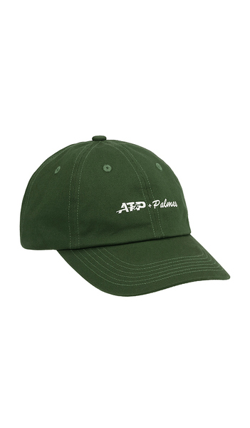  Palmes X Atp 6-panel Cap In Dark Green. 