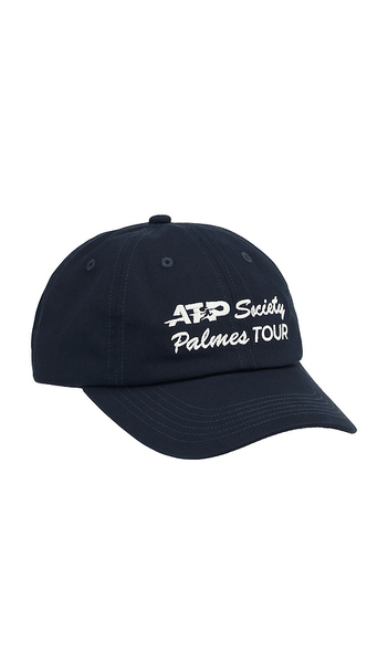  Palmes X Atp 6-panel Cap In Navy. 