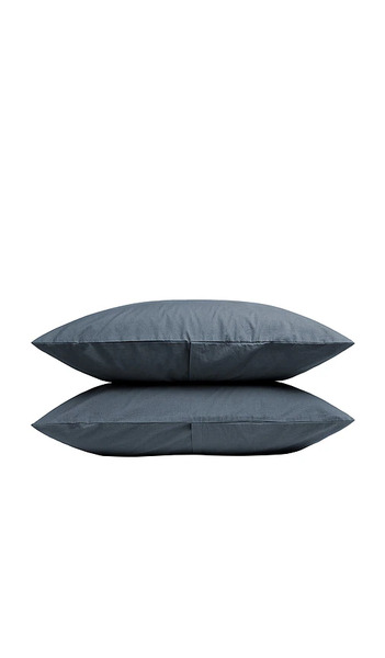  Parachute Brushed Cotton Pillowcase Set In Navy. Size Standard. Also In . 