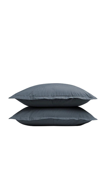  Parachute Brushed Cotton Sham Set In Navy. Size Standard. Also In . 