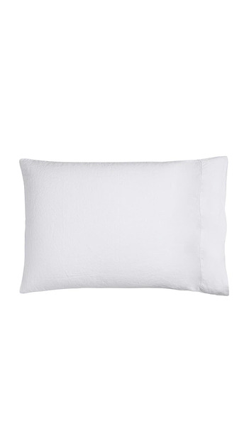  Parachute Linen Pillowcase Set In White. Size Standard. Also In . 