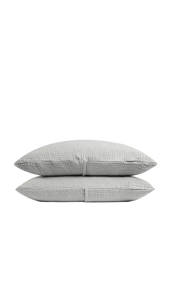  Parachute Organic Cloud Cotton Sham Set In Grey. Size Standard. Also In . 