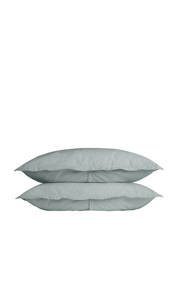  Parachute Percale Sham Set In Blue. Size Standard. Also In . 