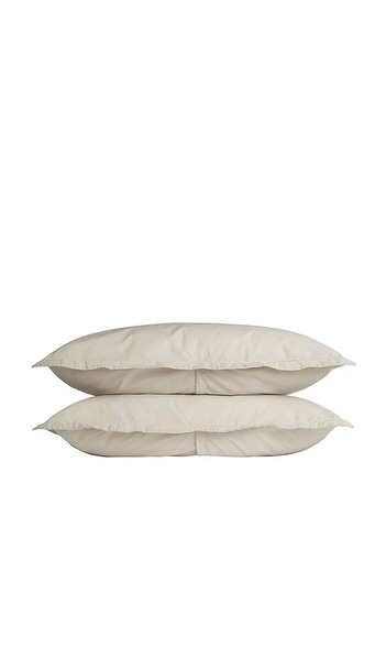  Parachute Percale Sham Set In White. Size Standard. Also In . 