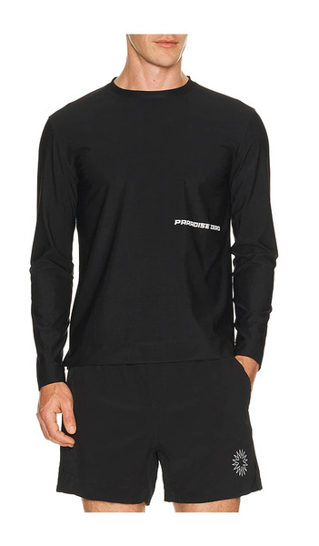  Paradise Zero Web Tech Long Sleeve Tee In Black. Size S. Also In M, L, Xl/1x. 